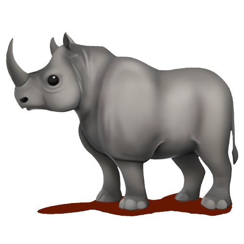 Rhino Emoji